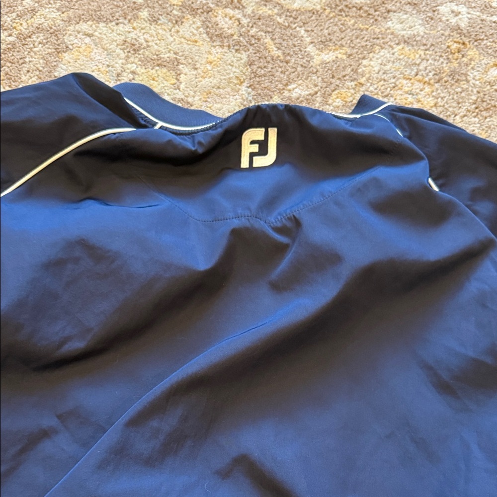 FootJoy Men's Navy Windbreaker Jacket size XXL. Excellent condition - Picture 5 of 5